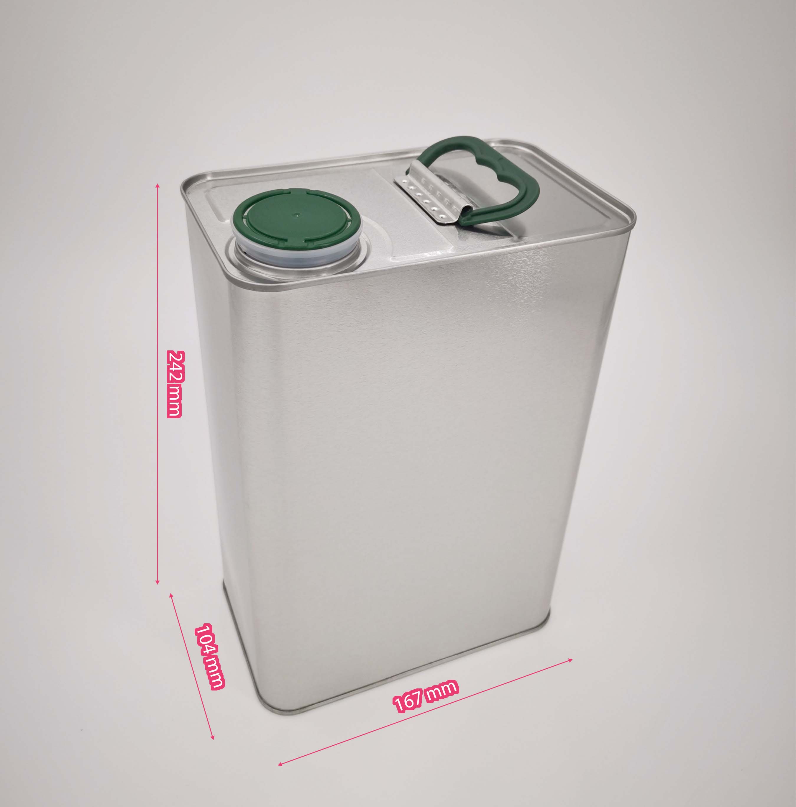 4 liters Metal Tin Can WIth Plastic lid(32、42mm REL)SPS-012