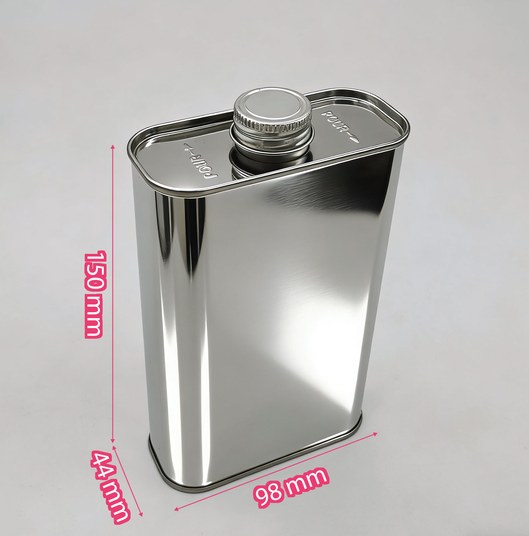 500ml stainless steel Square Wine bottle SPS-015